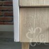 commode 3 tiroirs vue défaut placage