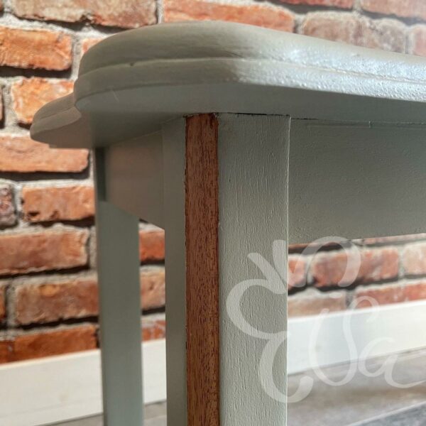 table basse en bois massif détails coin