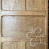 armoire en chêne détail sur panneau latéral